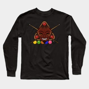 Snooker Devil (no caption) Long Sleeve T-Shirt